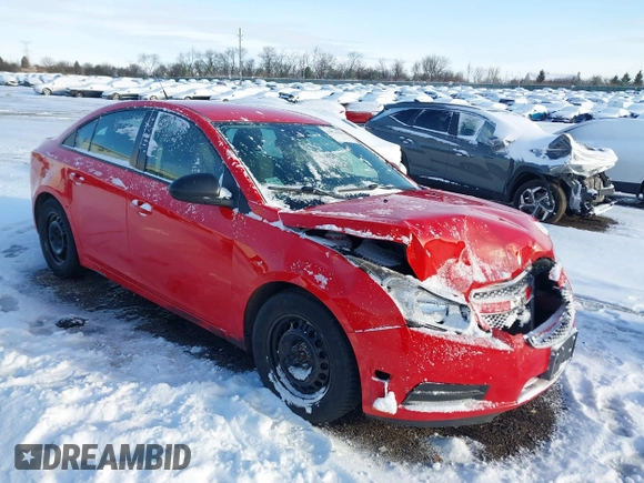 2014 Chevrolet Cruze LS with VIN 1G1PA5SH9E7320758, listed as a IAAI auction lot 41834500 with 214,512 mi miles and . Bid and sale history available at DreamBid. Image 1.