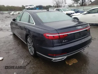 2020 Audi A8 L with VIN WAU8EAF84LN005004, listed as a Copart auction lot 59450793 with 0 mi miles. Bid and sale history available at carsss.com. Image 3.