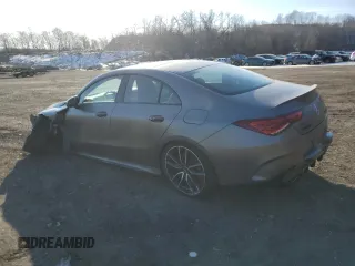 2022 Mercedes-Benz CLA 35 AMG with VIN W1K5J5BB9NN288762, listed as a Copart auction lot 42635445 with 25,782 mi miles and Salvage Title. Bid and sale history available at DreamBid. Image 2.