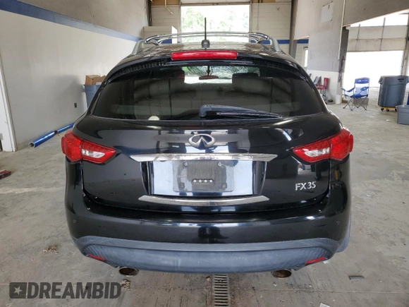 2010 Infiniti FX with VIN JN8AS1MW9AM850436, listed as a Copart auction lot 60879665 with 162,200 mi miles and Salvage title. Bid and sale history available at DreamBid. Image 6.