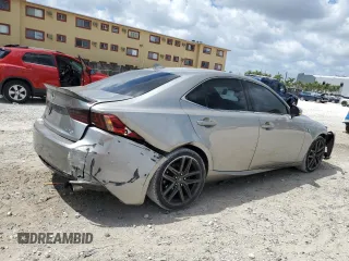 2015 Lexus IS 250 with VIN JTHBF1D20F5077891, listed as a Copart auction lot 53798835 with 126,813 mi miles and Salvage Title. Bid and sale history available at carsss.com. Image 3.