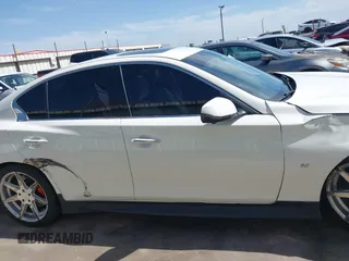 2014 Infiniti Q50 Premium with VIN JN1BV7ARXEM706864, listed as a IAAI auction lot 41787396 with 143,726 mi miles. Bid and sale history available at carsss.com. Image 14.