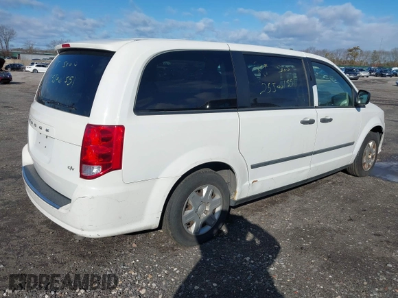 2011 Dodge Grand Caravan Cargo with VIN 2D4RN1AG7BR788880, listed as a IAAI auction lot 41573858 with 240,670 mi miles. Bid and sale history available at carsss.com. Image 4.