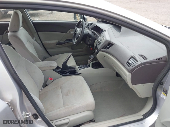 2012 Honda Civic Sdn LX with VIN 19XFB2F50CE353837, listed as a IAAI auction lot 41961162 with 140,583 mi miles. Bid and sale history available at carsss.com. Image 5.