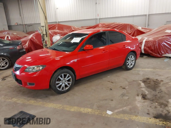 2008 Mazda 3 i Touring with VIN JM1BK12G681838719, listed as a IAAI auction lot 41802279 with 193,667 mi miles and . Bid and sale history available at carsss.com. Image 17.