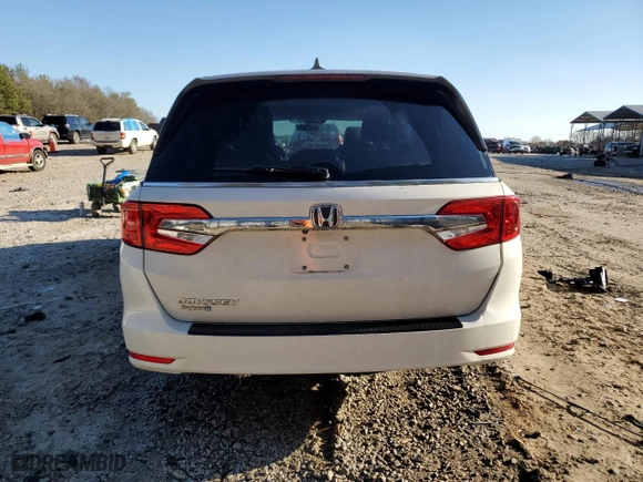 2019 Honda Odyssey EX-L with VIN 5FNRL6H70KB084425, listed as a Copart auction lot 46252375 with 64,128 mi miles and Salvage Title. Bid and sale history available at carsss.com. Image 6.