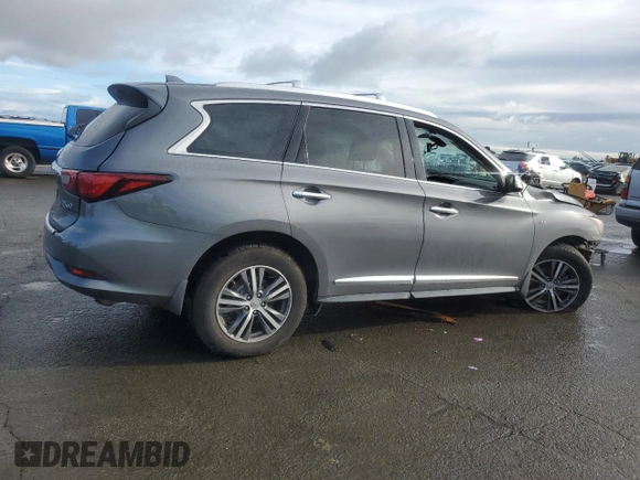 2017 Infiniti QX60 with VIN 5N1DL0MM0HC506617, listed as a Copart auction lot 48735355 with 119,013 mi miles and Salvage Title. Bid and sale history available at DreamBid. Image 3.