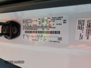 2023 Ford F-150 XL with VIN 1FTEX1CP5PKG20325, listed as a Copart auction lot 58496325 with 31,182 mi miles and Salvage title. Bid and sale history available at DreamBid. Image 12.