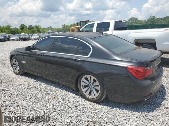 2012 BMW 7 Series 740Li with VIN WBAKB4C55CC577012, listed as a Copart auction lot 62151725 with 111,320 mi miles and Salvage title. Bid and sale history available at DreamBid. Image 2.