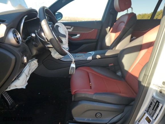 2022 Mercedes-Benz GLC with VIN W1N0G8EB2NG082521, listed as a Copart auction lot 84461794 with 9,751 mi miles and Salvage Title. Bid and sale history available at carsss.com. Image 7.