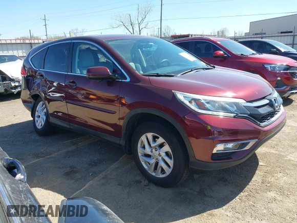 2015 Honda CR-V EX with VIN 2HKRM3H55FH534443, listed as a IAAI auction lot 41834703 with 119,325 mi miles and . Bid and sale history available at carsss.com. Image 1.