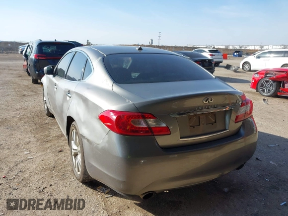 2012 Infiniti M37 with VIN JN1BY1AP0CM335181, listed as a IAAI auction lot 41563791 with 110,316 mi miles. Bid and sale history available at carsss.com. Image 3.
