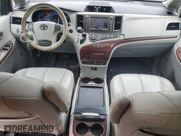 2011 Toyota Sienna XLE with VIN 5TDDK3DC2BS006769, listed as a Copart auction lot 48713455 with 136,348 mi miles and Salvage Title. Bid and sale history available at carsss.com. Image 8.