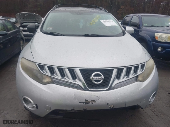 2009 Nissan Murano SL with VIN JN8AZ18W19W115424, listed as a IAAI auction lot 41813399 with 146,268 mi miles. Bid and sale history available at carsss.com. Image 12.
