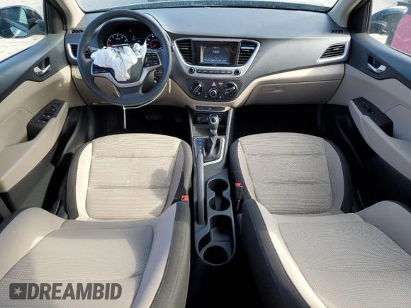 2022 Hyundai Accent SEL with VIN 3KPC24A61NE182565, listed as a Copart auction lot 67732004 with 26,799 mi miles and Salvage Title. Bid and sale history available at DreamBid. Image 8.