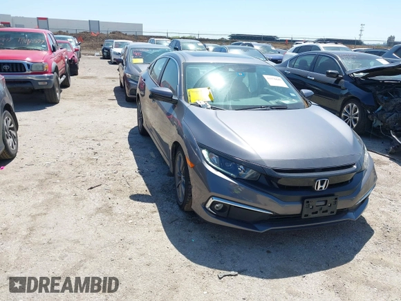 2019 Honda Civic EX-L z VIN 19XFC1F70KE205694, wystawiony jako IAAI lot #41976645 z przebiegiem 43 653 mil mil oraz . Historia ofert i sprzedaży dostępna na DreamBid. Obrazek 1.