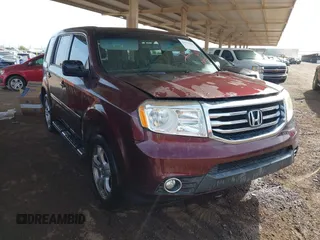 2014 Honda Pilot EX-L with VIN 5FNYF3H55EB006145, listed as a IAAI auction lot 41913165 with 177,973 mi miles. Bid and sale history available at carsss.com. Image 1.