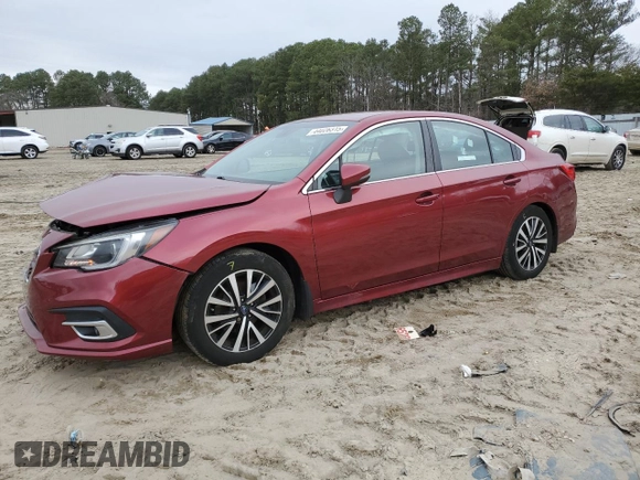 2019 Subaru Legacy Premium with VIN 4S3BNAF66K3021562, listed as a Copart auction lot 44026315 with 70,001 mi miles and Salvage Title. Bid and sale history available at carsss.com. Image 1.