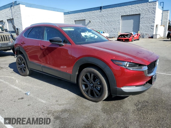 2024 Mazda CX-30 Premium Plus with VIN 3MVDMBEY4RM689887, listed as a Copart auction lot 89114235 with 1,193 mi miles and Salvage Title. Bid and sale history available at carsss.com. Image 4.