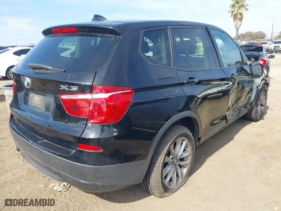 2013 BMW X3 xDrive28i with VIN 5UXWX9C5XD0A14786, listed as a IAAI auction lot 41610268 with 1 mi miles. Bid and sale history available at carsss.com. Image 4.