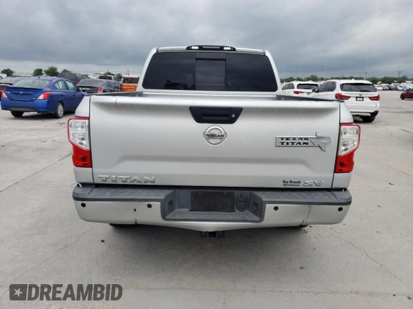 2017 Nissan Titan SV with VIN 1N6AA1E60HN524426, listed as a Copart auction lot 55036775 with 109,258 mi miles and Salvage title. Bid and sale history available at DreamBid. Image 6.