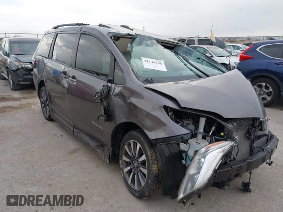 2019 Toyota Sienna XLE Auto Access Seat with VIN 5TDYZ3DC7KS994001, listed as a IAAI auction lot 41145968 with 14,024 mi miles. Bid and sale history available at carsss.com. Image 12.