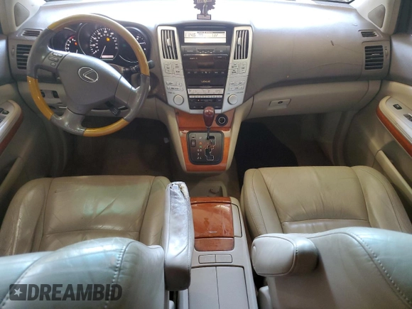 2005 Lexus RX 330 with VIN JTJGA31U150048917, listed as a Copart auction lot 53350235 with 170,326 mi miles and Salvage Title. Bid and sale history available at carsss.com. Image 8.