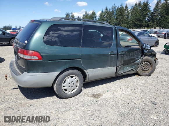 2001 Toyota Sienna LE with VIN 4T3ZF13C81U380901, listed as a Copart auction lot 54053615 with 194,910 mi miles and Salvage Title. Bid and sale history available at DreamBid. Image 3.