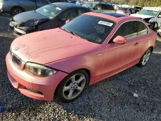 2010 BMW 1 Series 128i with VIN WBAUP9C59AVL89067, listed as a Copart auction lot 43291905 with 165,985 mi miles and Salvage Title. Bid and sale history available at carsss.com. Image 1.