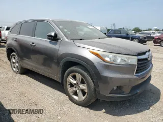 2016 Toyota Highlander Limited with VIN 5TDDKRFH8GS274874, listed as a Copart auction lot 61402305 with 109,670 mi miles and Salvage title. Bid and sale history available at DreamBid. Image 4.
