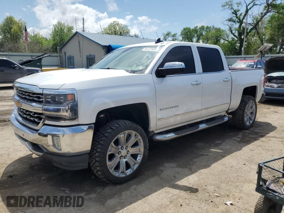 2016 Chevrolet Silverado 1500 LTZ with VIN 3GCUKSEC3GG208695, listed as a Copart auction lot 54122405 with 102,130 mi miles and Clean Title. Bid and sale history available at DreamBid. Image 1.