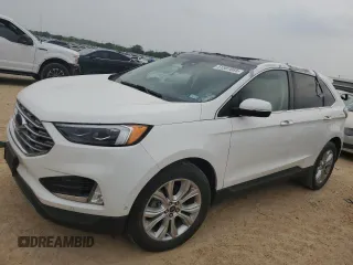 2020 Ford Edge Titanium z VIN 2FMPK3K98LBB06474, wystawiony jako Copart lot #51507085 z przebiegiem 50 110 mil mil oraz Czysty tytuł • Clean title. Historia ofert i sprzedaży dostępna na DreamBid. Obrazek 1.