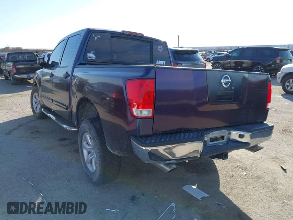 2012 Nissan Titan S with VIN 1N6AA0EJ0CN320474, listed as a IAAI auction lot 41601710 with 169,323 mi miles. Bid and sale history available at carsss.com. Image 3.