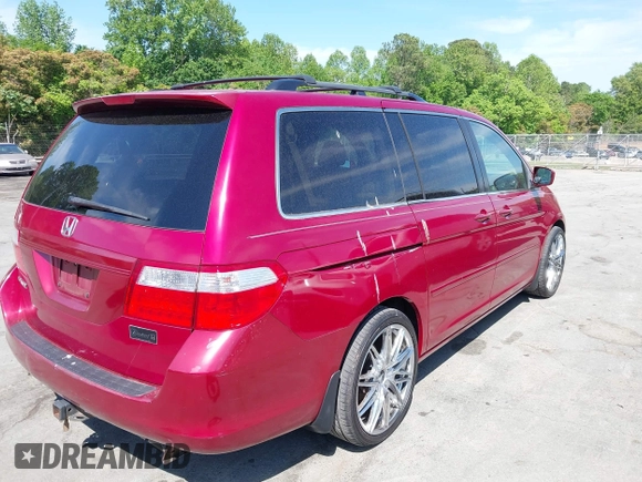 2006 Honda Odyssey EX-L with VIN 5FNRL38756B442865, listed as a IAAI auction lot 42115076 with 183,208 mi miles. Bid and sale history available at carsss.com. Image 4.