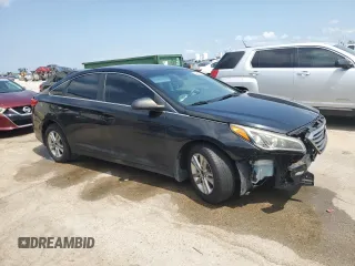 2016 Hyundai Sonata SE with VIN 5NPE24AF9GH306962, listed as a Copart auction lot 54345215 with 105,936 mi miles and Salvage Title. Bid and sale history available at DreamBid. Image 4.