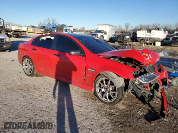 2009 Pontiac G8 GT with VIN 6G2EC57Y39L183015, listed as a Copart auction lot 85347184 with 0 mi miles and Salvage Title. Bid and sale history available at carsss.com. Image 4.