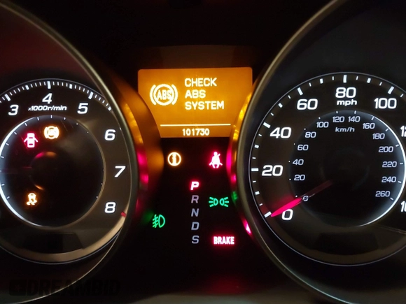 2010 Acura MDX with VIN 2HNYD2H28AH531382, listed as a IAAI auction lot 41829002 with 101,730 mi miles. Bid and sale history available at carsss.com. Image 7.