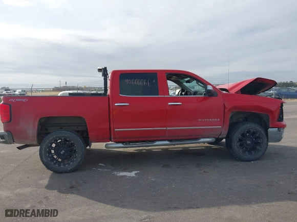 2015 Chevrolet Silverado 1500 LTZ with VIN 3GCUKSEC2FG283726, listed as a IAAI auction lot 40666666 with 281,099 mi miles. Bid and sale history available at carsss.com. Image 14.