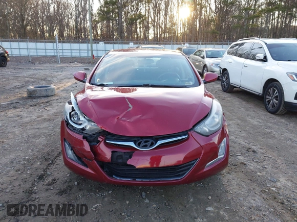 2015 Hyundai Elantra SE z VIN 5NPDH4AE5FH593880, wystawiony jako IAAI lot #41308413 z przebiegiem 148 719 mil mil oraz . Historia ofert i sprzedaży dostępna na DreamBid. Obrazek 6.