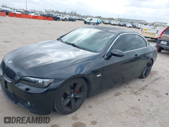 2007 BMW 3 Series 335i with VIN WBAWL73537PX49634, listed as a IAAI auction lot 41717943 with 1 mi miles. Bid and sale history available at carsss.com. Image 2.