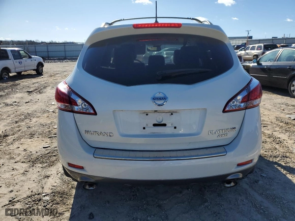 2012 Nissan Murano LE with VIN JN8AZ1MW3CW234587, listed as a Copart auction lot 86811454 with 71,120 mi miles and Salvage Title. Bid and sale history available at carsss.com. Image 6.