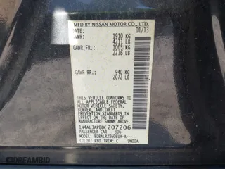 2013 Nissan Altima 2.5 SL with VIN 1N4AL3AP8DC207206, listed as a IAAI auction lot 39507311 with 173,710 mi miles. Bid and sale history available at carsss.com. Image 9.
