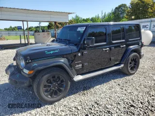 2019 Jeep Wrangler Unlimited Sahara with VIN 1C4HJXEG4KW530597, listed as a Copart auction lot 57765935 with 128,669 mi miles and Salvage title. Bid and sale history available at DreamBid. Image 1.