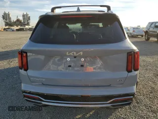 2023 Kia Sorento SX Prestige with VIN 5XYRKDLF0PG170534, listed as a Copart auction lot 87330904 with 11,109 mi miles and Salvage Title. Bid and sale history available at carsss.com. Image 6.