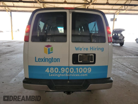 2012 Chevrolet Express Passenger 1LT with VIN 1GAZG1FG7C1123301, listed as a Copart auction lot 57155095 with 162,248 mi miles and Clean title. Bid and sale history available at DreamBid. Image 6.