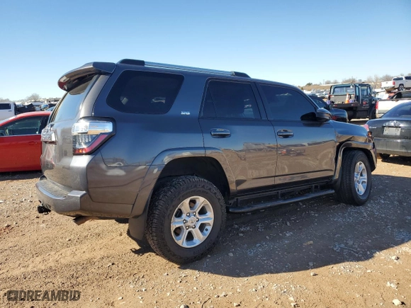 2022 Toyota 4Runner SR5 with VIN JTEEU5JR3N5259849, listed as a Copart auction lot 87725055 with 63,210 mi miles and Salvage Title. Bid and sale history available at carsss.com. Image 3.