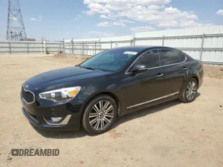 2015 Kia Cadenza Premium with VIN KNALN4D75F5174426, listed as a Copart auction lot 65013104 with 204,459 mi miles and Clean Title. Bid and sale history available at carsss.com. Image 1.