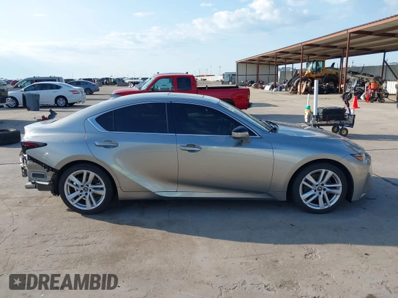 2021 Lexus IS 300 with VIN JTHCA1D26M5113003, listed as a IAAI auction lot 42179759 with 27,374 mi miles and . Bid and sale history available at DreamBid. Image 14.