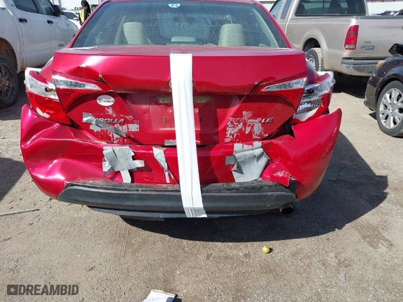 2016 Toyota Corolla L with VIN 5YFBURHE5GP536606, listed as a IAAI auction lot 41699463 with 185,938 mi miles. Bid and sale history available at carsss.com. Image 6.
