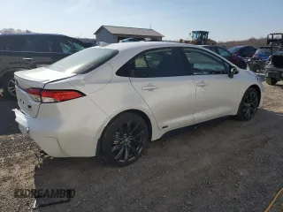 2025 Toyota Corolla Hybrid LE with VIN JTDBDMHE3S3017235, listed as a Copart auction lot 48109915 with 1,270 mi miles and Salvage Title. Bid and sale history available at carsss.com. Image 3.
